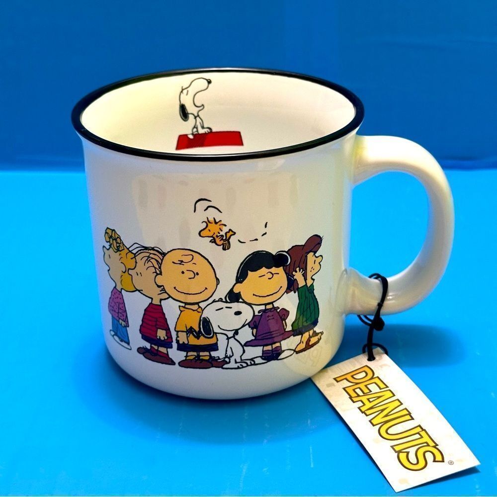 PEANUTS Snoopy & Friends ceramic coffee Mug 21 onz
